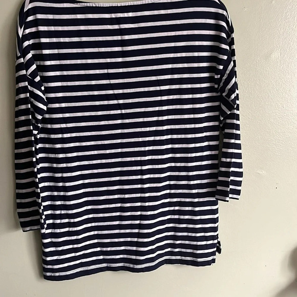 Sundry Maritime ‘Let’s French’ stripes 3/4 sleeve top - Picture 9 of 17